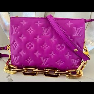 COUSSIN BB ORCHID Louis Vuitton cross-body clutch bag